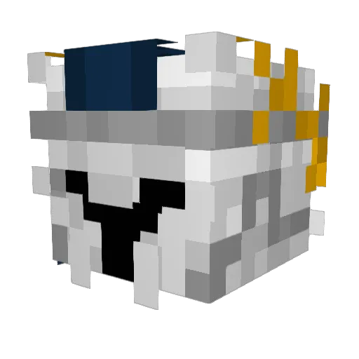 AboveZer0 Minecraft avatar head, 3D render