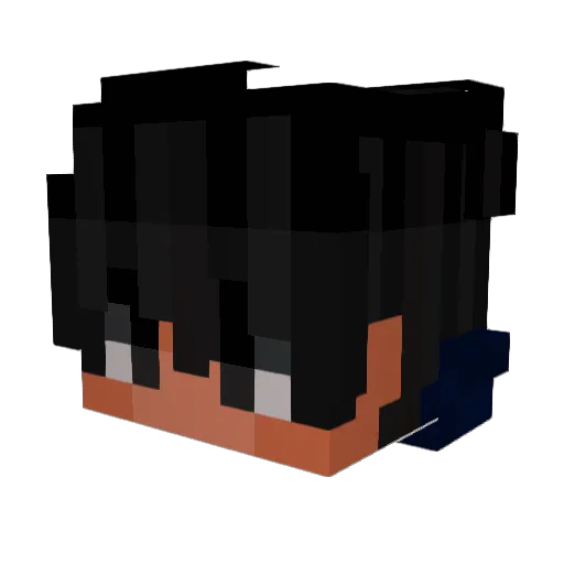 AbraMio21 Minecraft avatar head, 3D render