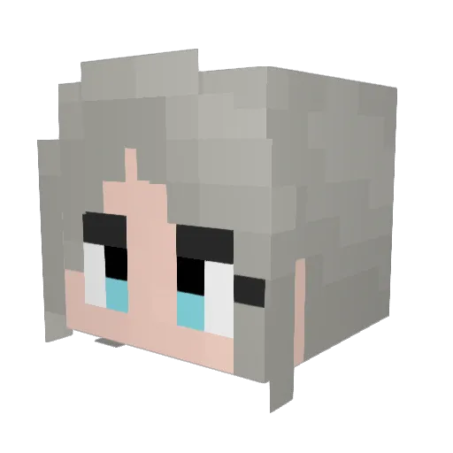Abra_The_Ham Minecraft avatar head, 3D render