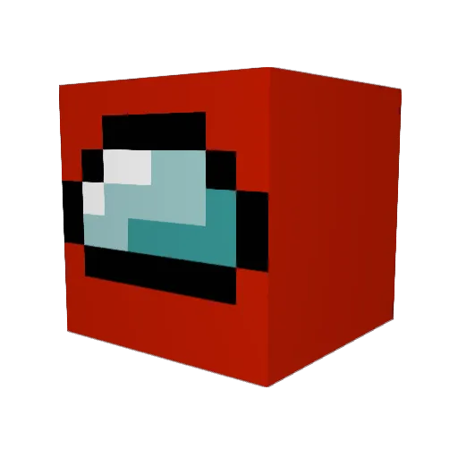 AbrahamKennedy Minecraft avatar head, 3D render