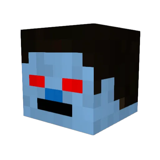 AbrahamLincoln7 Minecraft avatar head, 3D render