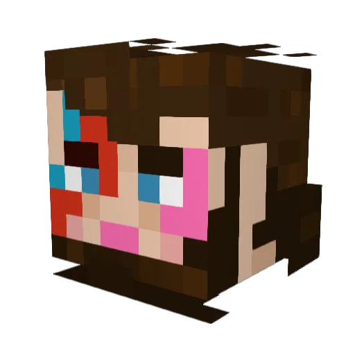 Abraham_thelover Minecraft avatar head, 3D render