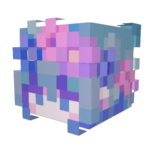 Abramski Minecraft avatar head, 3D render