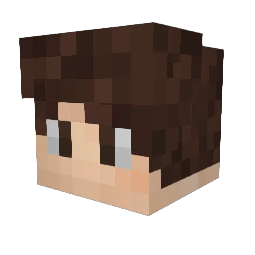 Abraxocleaner Minecraft avatar head, 3D render