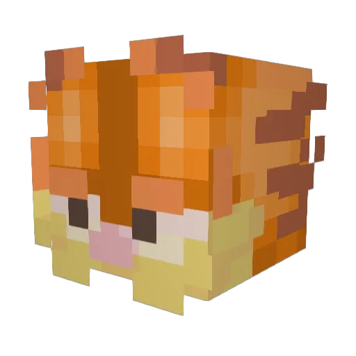 Abreuvoir Minecraft avatar head, 3D render
