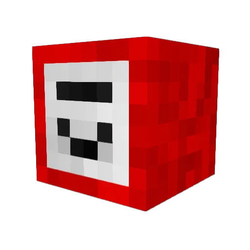 Abrilion Minecraft avatar head, 3D render