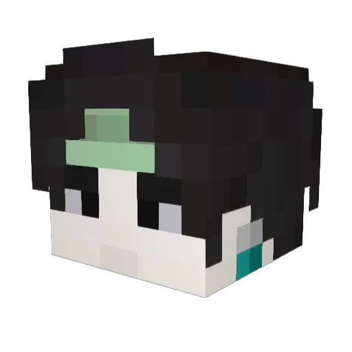 Abro_narezhick Minecraft avatar head, 3D render