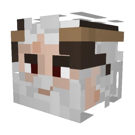 Abruh1212 Minecraft avatar head, 3D render