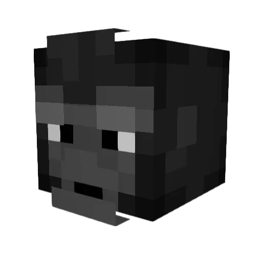 Abs0rpti0n Minecraft avatar head, 3D render