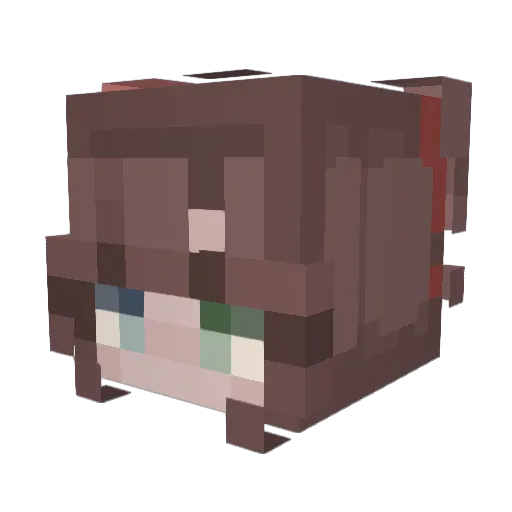 AbsKebabs101 Minecraft avatar head, 3D render