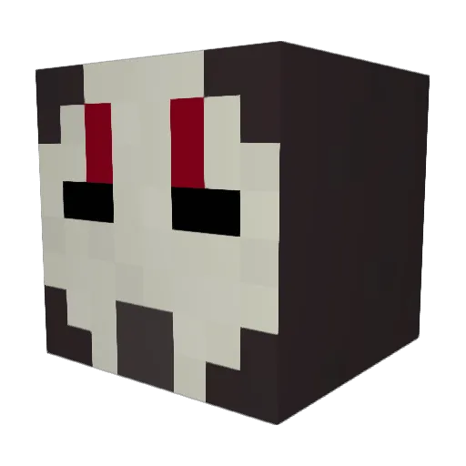 AbsZeroLaser Minecraft avatar head, 3D render