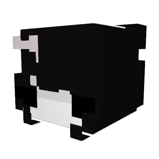 Abscons Minecraft avatar head, 3D render