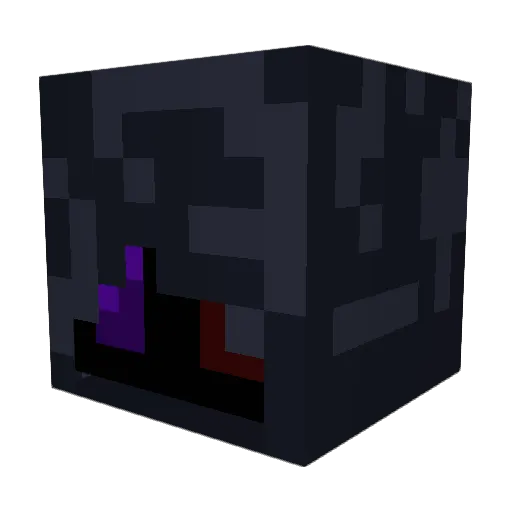 Absence70 Minecraft avatar head, 3D render