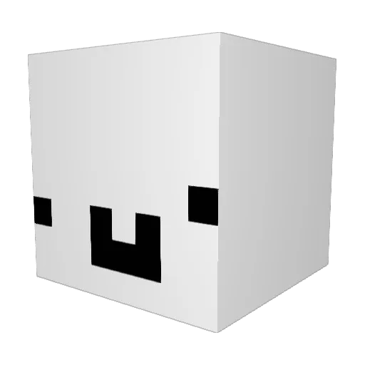 AbsentChimera84 Minecraft avatar head, 3D render