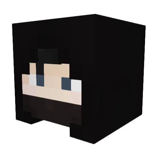 Absent_IQ Minecraft avatar head, 3D render