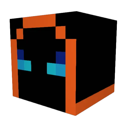 Absenz_YT Minecraft avatar head, 3D render