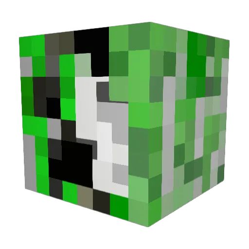 Absol72 Minecraft avatar head, 3D render