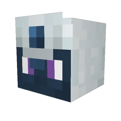 AbsolSys Minecraft avatar head, 3D render