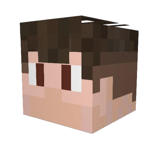 Absollum Minecraft avatar head, 3D render