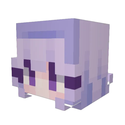 Absolooot Minecraft avatar head, 3D render
