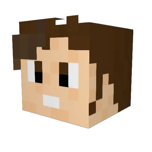AbsoluteDemize Minecraft avatar head, 3D render