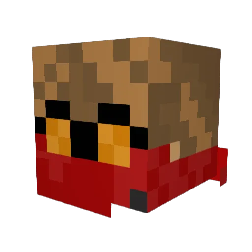 AbsoluteMasher Minecraft avatar head, 3D render