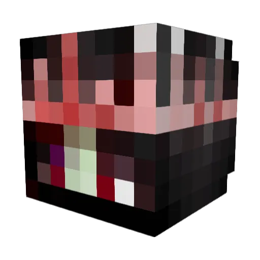 AbsoluteThreat Minecraft avatar head, 3D render