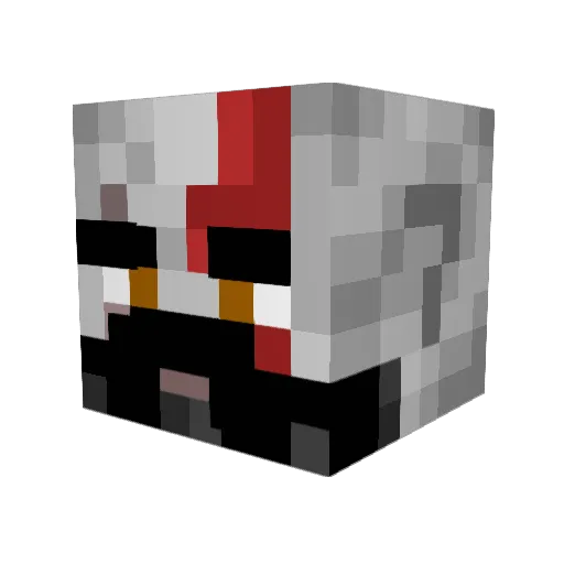 Absolute_Lad23 Minecraft avatar head, 3D render