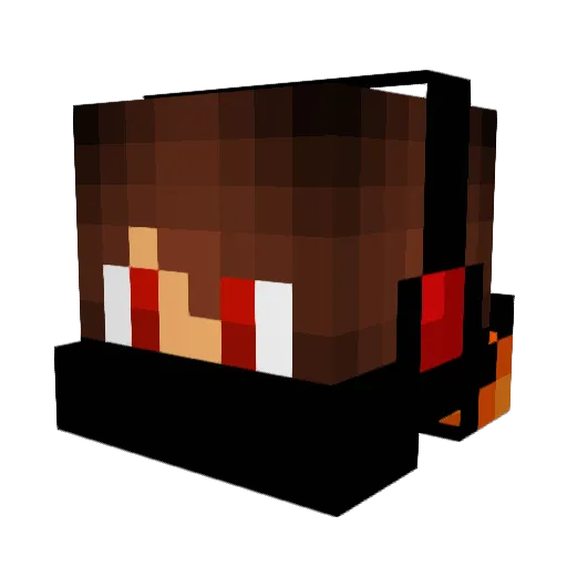Absolute_Rythm Minecraft avatar head, 3D render