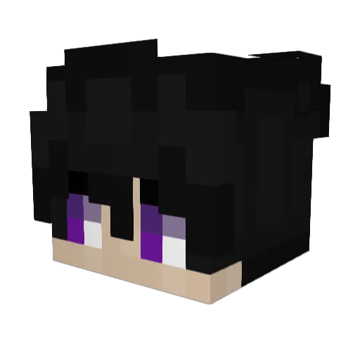 Absolute_mc Minecraft avatar head, 3D render