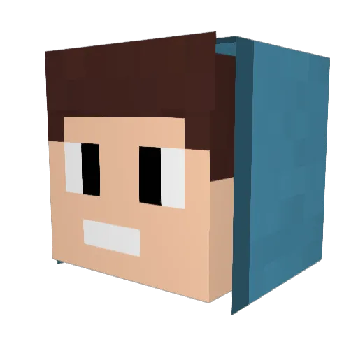 AbsolutelyPat Minecraft avatar head, 3D render