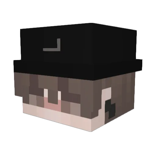 AbsolutionVeil Minecraft avatar head, 3D render