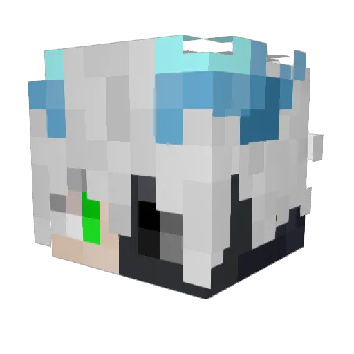 Absolutionis1 Minecraft avatar head, 3D render