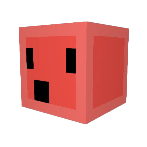 Absolutuncool Minecraft avatar head, 3D render