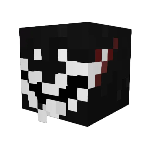 AbstractGoat796 Minecraft avatar head, 3D render