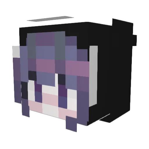 AbstractLantern Minecraft avatar head, 3D render