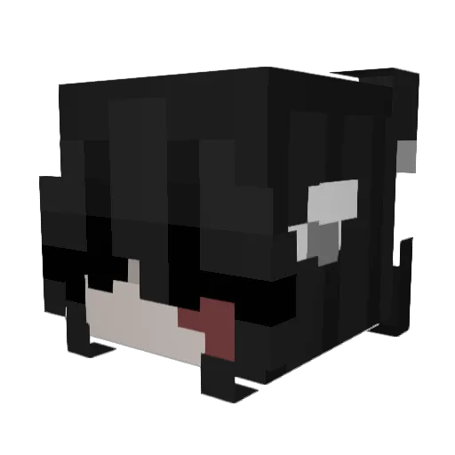 AbstractXfi Minecraft avatar head, 3D render