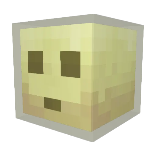 Abstracted11 Minecraft avatar head, 3D render
