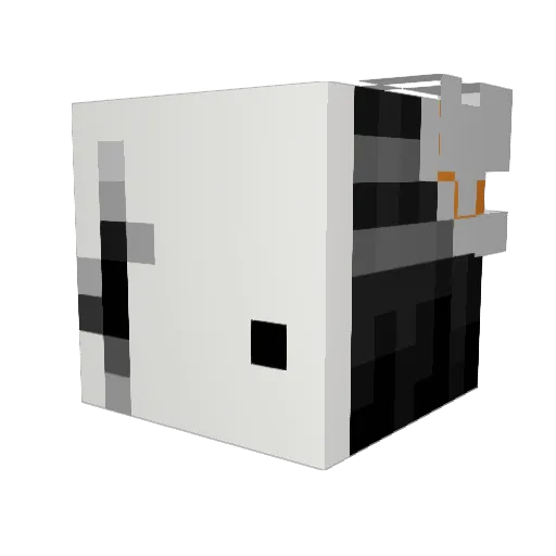 Abstraxx Minecraft avatar head, 3D render