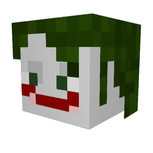 Absys Minecraft avatar head, 3D render