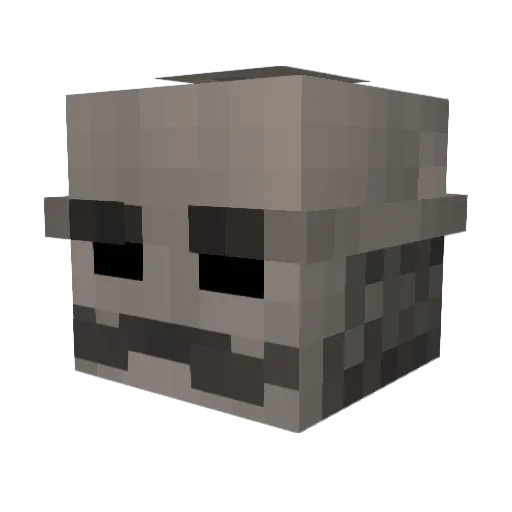 AbuHaajaar Minecraft avatar head, 3D render