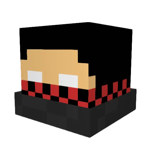 AbuL6mh Minecraft avatar head, 3D render