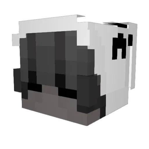 AbuMansoor Minecraft avatar head, 3D render