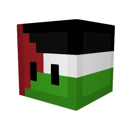 AbuTeeezy Minecraft avatar head, 3D render