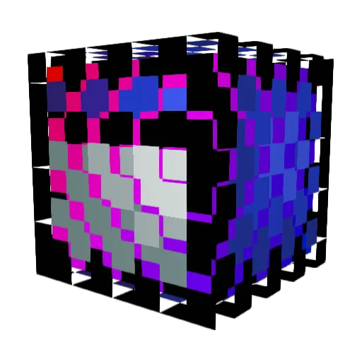 Abubakkar Minecraft avatar head, 3D render