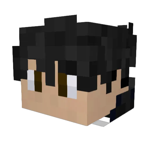 Abudino2 Minecraft avatar head, 3D render