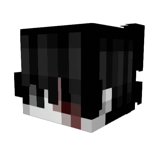 Aburriimiento Minecraft avatar head, 3D render