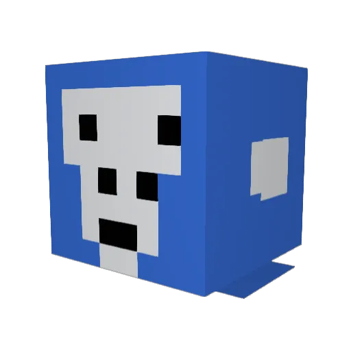 AbusiveLasagna Minecraft avatar head, 3D render
