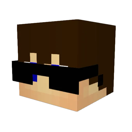Abusk_wayne Minecraft avatar head, 3D render
