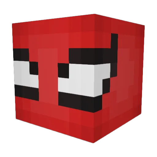 AbuuuL Minecraft avatar head, 3D render